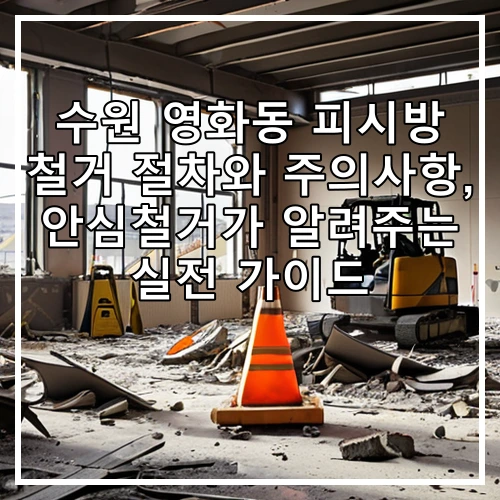 수원 영화동 피시방 철거 절차와 주의사항, 안심철거가 알려주는 실전 가이드