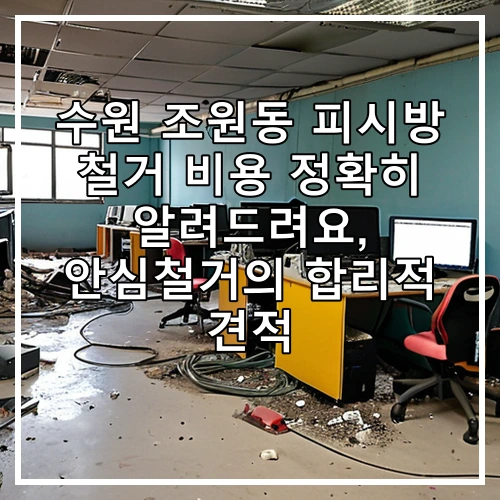 수원 조원동 피시방 철거 비용 정확히 알려드려요, 안심철거의 합리적 견적