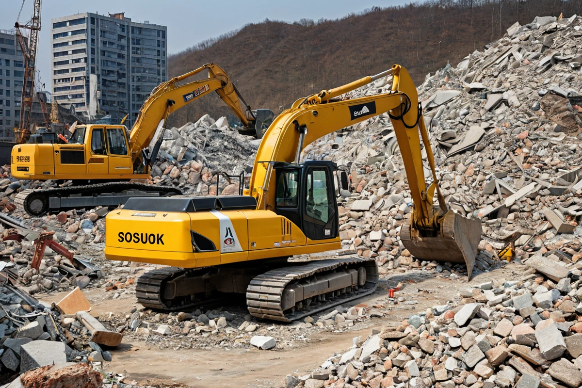 수원 고색동 철거 비용, 안전 절차와 정확한 견적 공유, 수원 고색동 철거 시 주의사항 및 예방 조치 관련 실제 현장을 담은 사실적인 사진, 사람(인물)이 전혀 등장하지 않게 합니